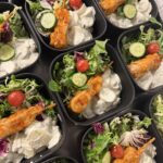 Kycklingspett med potatissallad
