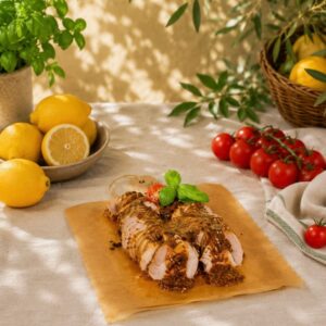 Grillad fläskfilé Provence