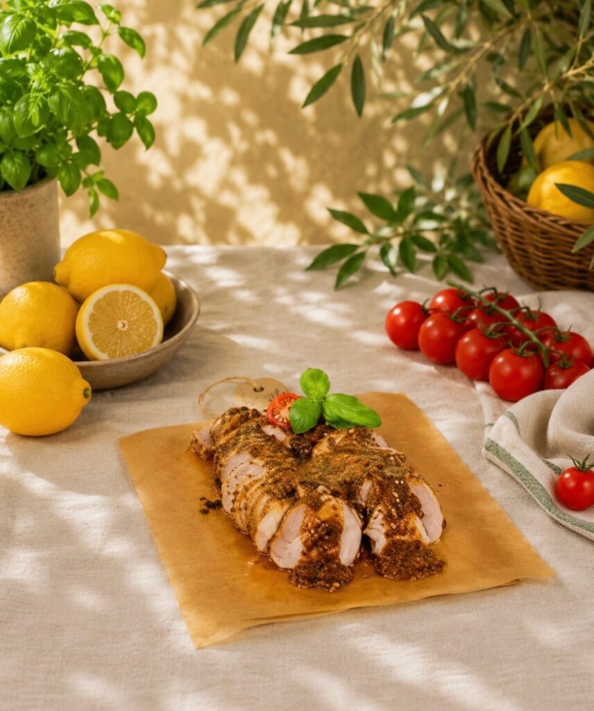 Grillad fläskfilé Provence